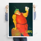 Пивной рекламный постер Cruz del Campo, Постер Leonetto Cappiello, винтажная реклама пива, новый стиль, реклама напитков, севилла, домашний декор