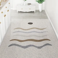 simple lines home door mat carpet living room mat anti slip mat silk loop dustproof entrance door mat custom hallway mat carpet