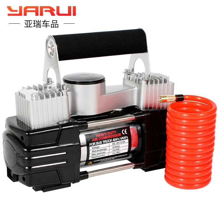 Двойной цилиндр высокой мощности металлический автомобиль 12 В Надувной