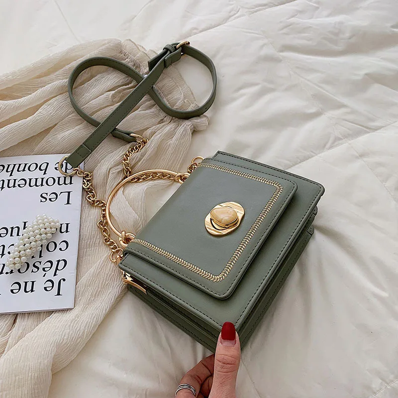 Aosbos женские Сумки из искусственной кожи с клапаном ToteBags для женщин дизайнерские