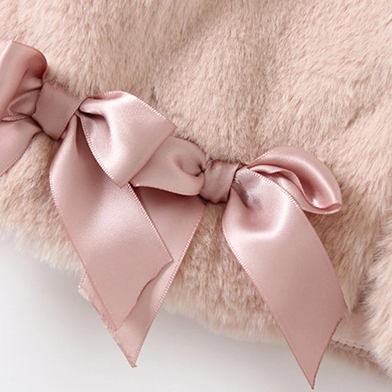 Детский жилет из искусственного меха Lotus зимняя одежда для маленьких девочек