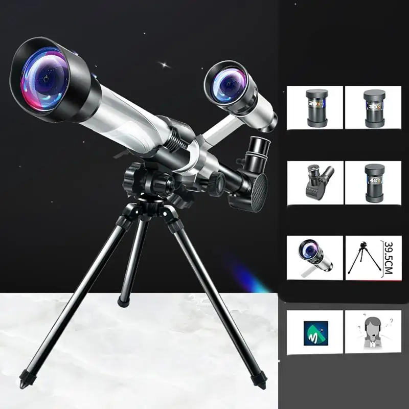 

20-40X Astronomy Telescope for Kids Adults Beginners Astronomical Binocular with Tripod for Camping Stargazing Planet Observing