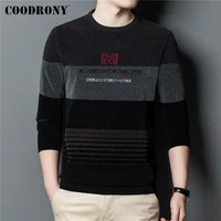 coodrony autumn winter soft warm knitted chenille sweater men clothing new arrival streetwear fashion wool pullover jersey c1374