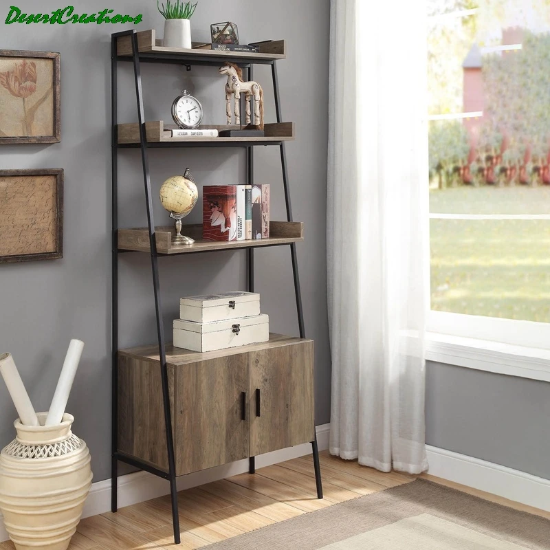 

4-ярусный выставочный стенд Винтаж стеллаж органайзер для хранения на полке нержавеющая сталь кухонный кабинет и металлическая Книжная Пол...