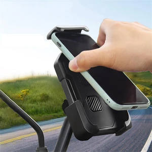 Motorcycle Bike Mobile Phone Holder Stand 360° Moto Bicycle Mount Handlebar Rearview Mirro Support  in India