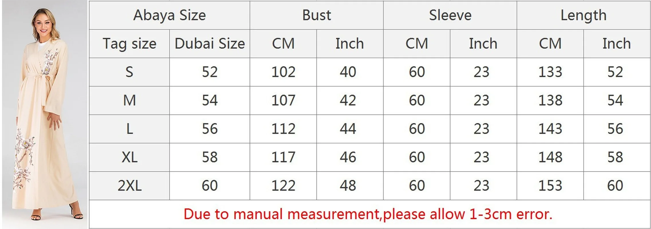 

Donsignet Muslim Woman's Dress Middle East Women Muslim Fashion Cardigan Embroidered Long Sleeve Slim Abaya Turkey Robe Belt