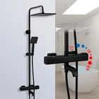 G2491-6 для душа термостатическая водяная для Смеситель для ванной комнаты Водопад кран термостат для душа кран дождевой shoower