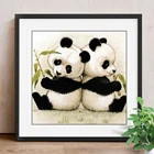 5D DIY алмазная живопись панда Бриллиантовая мозаичная фигурка животного полная квадратная дрель Алмазная вышивка ручной работы Декор подарок
