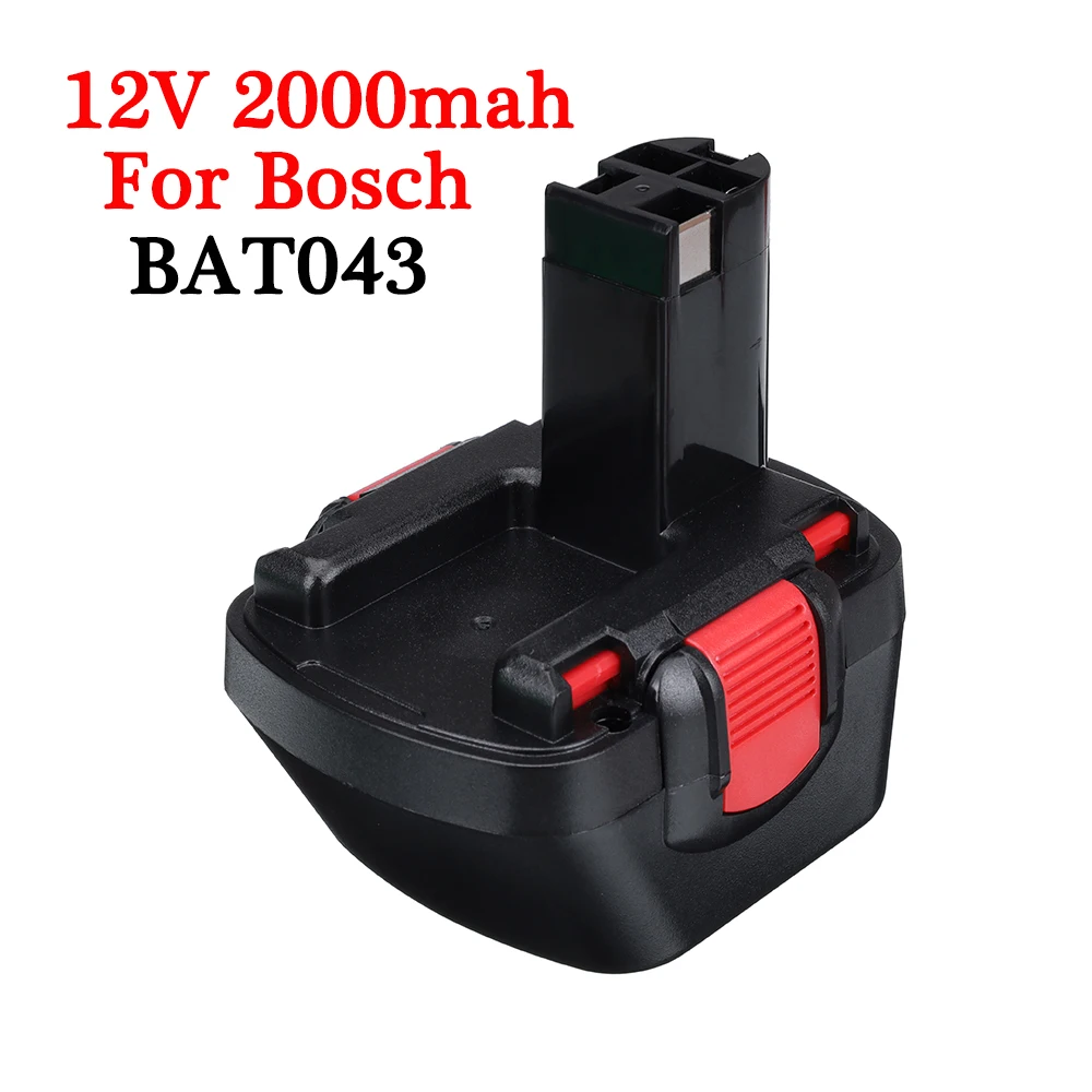 

NiMH аккумуляторная батарея, 2000 мАч, 12 В, Ач, для Bosch BAT043, BAT045, BAT046, BTA120, BAT139, GSR, 12 VE-2 PSR, 12VE-2, GLI, 12 В, точный 12