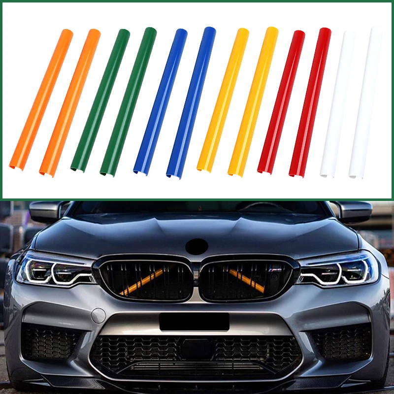 Car Front Grille Trim Strips Cover For BMW 5 6 7 Series G30 G31 G32 G11 G12 G20 G21 Z4 G29 2017 2018 2019 2020 2021 Accessories