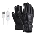 Зимние перчатки с электроподогревом ветрозащитные велосипедные теплые перчатки с подогревом для сенсорных экранов лыжные перчатки с питанием от USB для мужчин и женщин