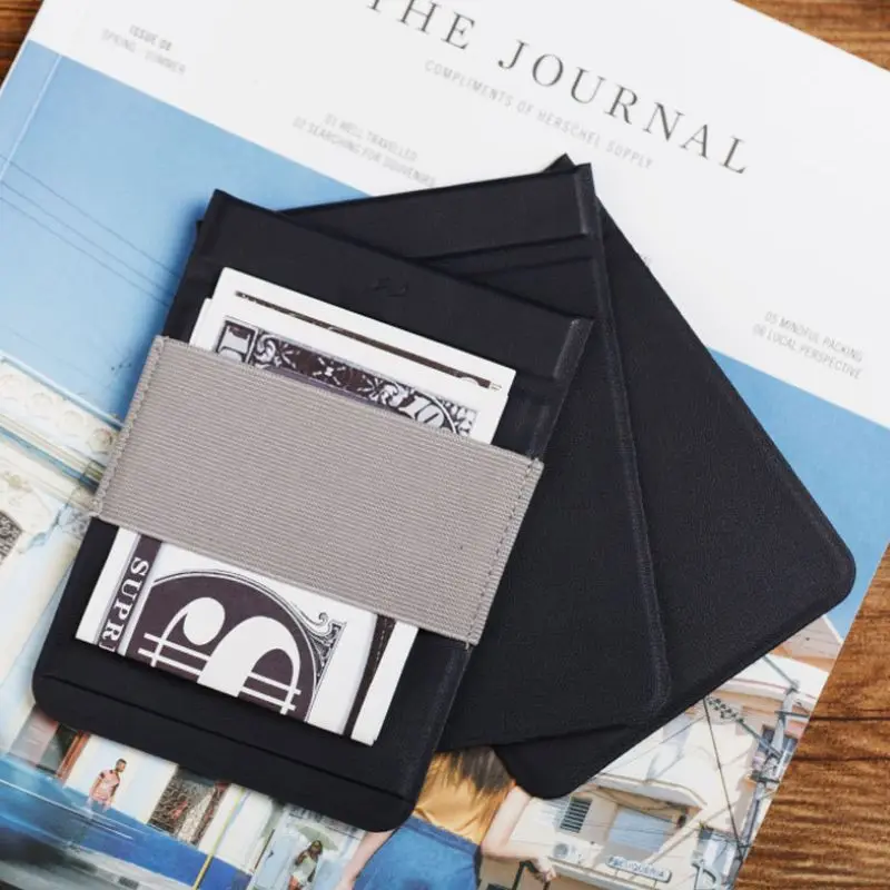 BiPtyDam брендовый мужской тонкий модульный кошелек съемный магнитный ID держатель