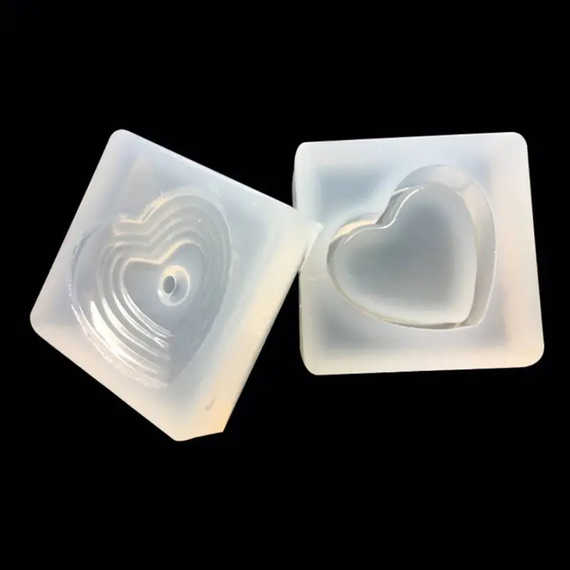 

3 Shapes Containers with Lid Silicone Resin Mold Flower Pot Ashtray Resin Molds