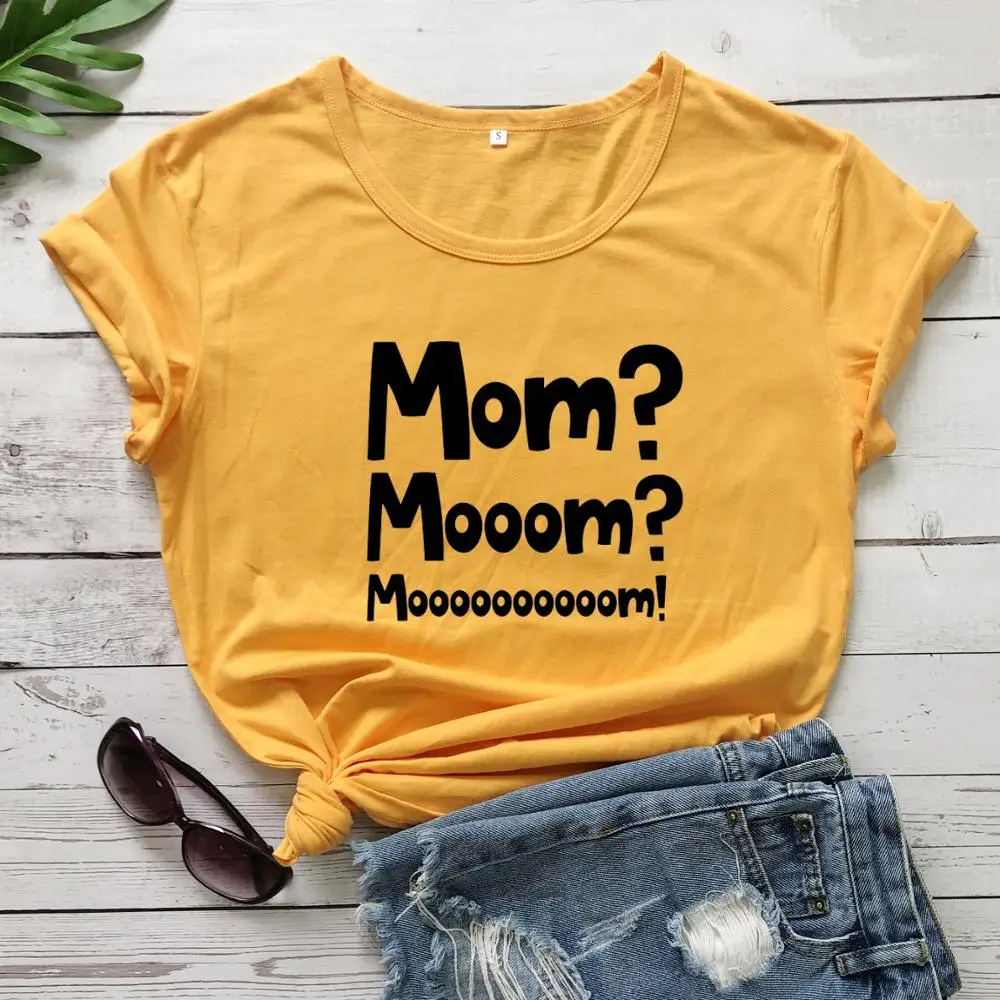 Футболка с надписью Mom Feeling забавная 100% хлопок цитата tumblr модный подарок на день