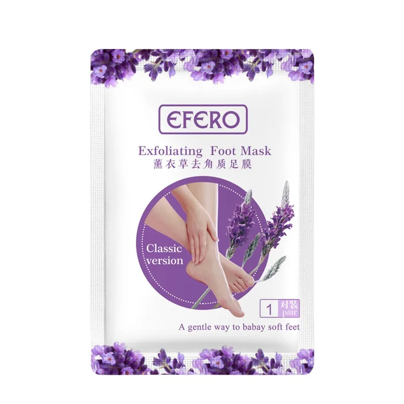 1 пара отшелушивающих масок для ног удаляющих омертвевшие каблуки пилинг маски