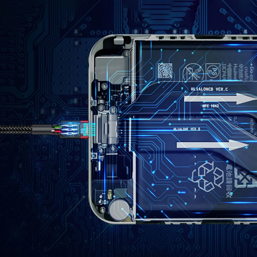 1 м/2 м 60 Вт Плетеный PD type-C Мужской кабель для быстрой зарядки шнур MacBook huawei p30 pro xiaomi