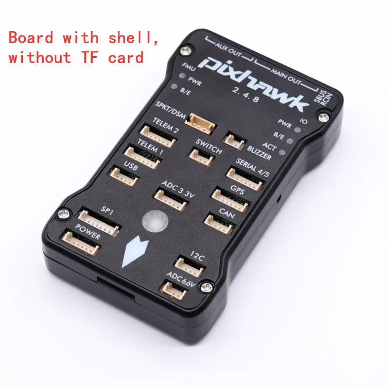 

Pixhawk PX4 PIX 2.4.8 32 Bit Flight Controller Only Board Without TF Card RC Quadcopter Ardupilot Arduplane