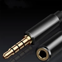3 5mm male to female extension cable with microphone stereo audio adapter compatible for smart phone laptop computer speaker
