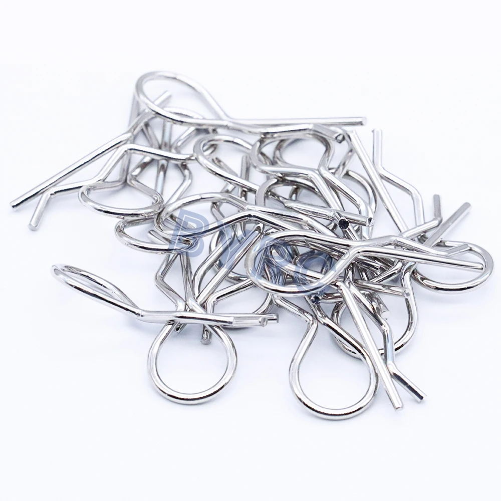 8 шт. серебристый Универсальный Корпус из нержавеющей стали R образные зажимы