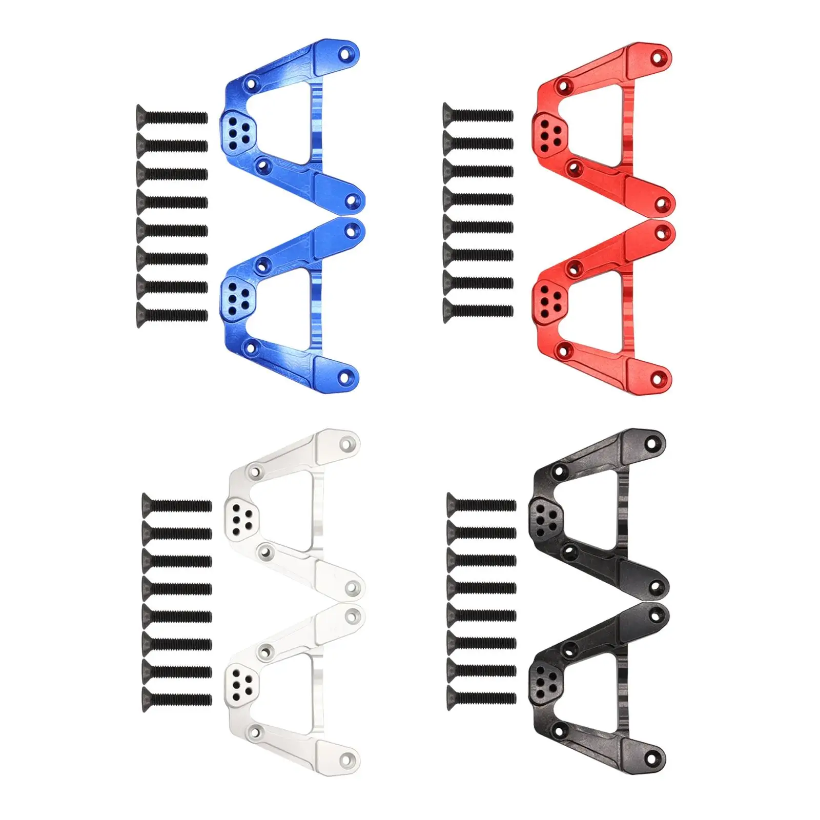 

Rear Shock Towers Mount 1:6 Model Replacement Assembly DIY Car Parts Rear Shock Absorber Bracket Mount for Jeep Car Model Lovers