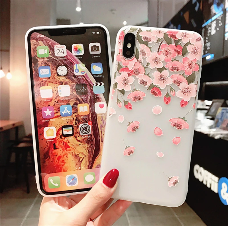 Романтичный мягкий чехол Sakura для Huawei NOVA 5T 3 3I 2I 3E 4E 5 PRO 5I 5Z | Мобильные телефоны и