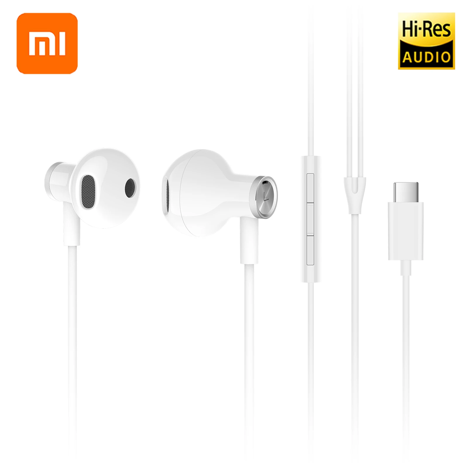 Гибридные наушники-вкладыши Hi-Res аудио DC Seo XIAOMI Type C проводное управление с HD