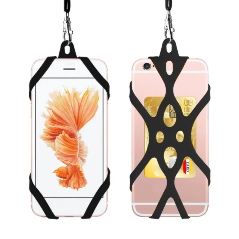 Универсальный чехол держатель для телефона с ремешком и шейным ремешком| |