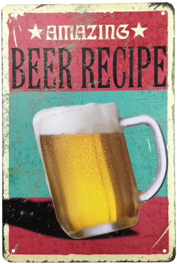 

Amazing Beer Tin Sign Retro Metal Posters Iron Painting Vintage Home Decor for Bar Pub Club Man Cave