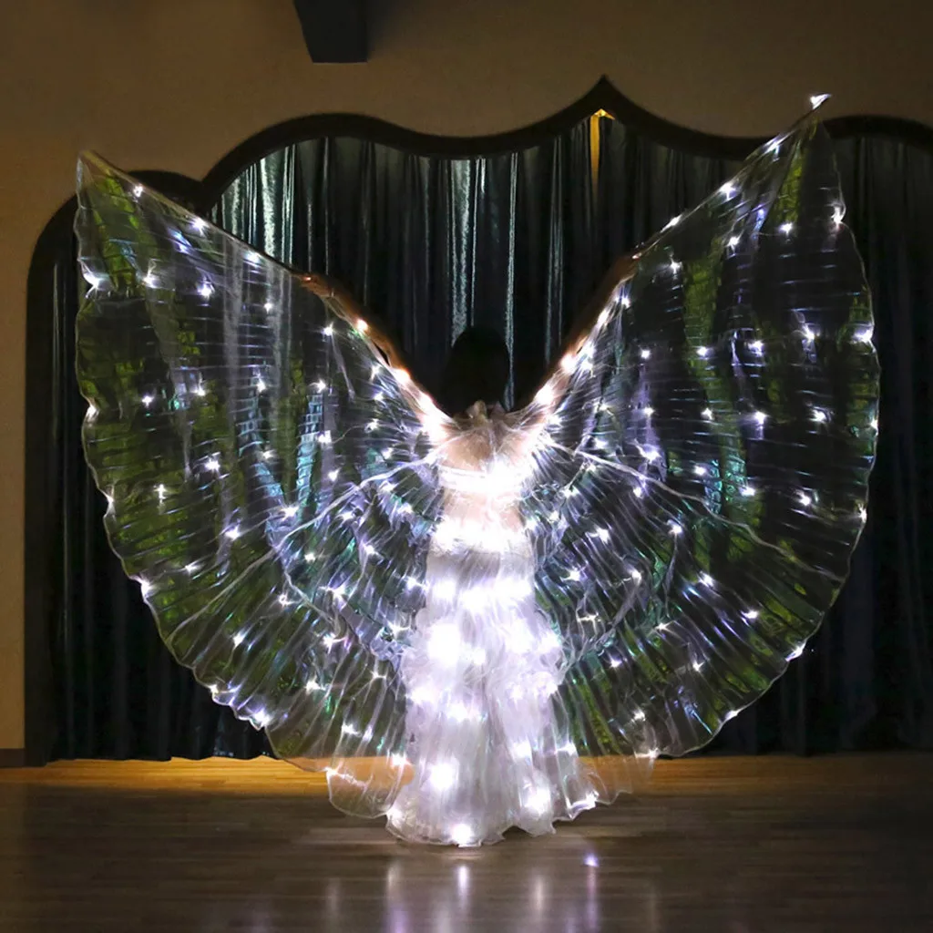 Circus LED Color Variable 4 Discoloration Tron Wings Glow Dance Luminous Circo Ballet Costume L731 |