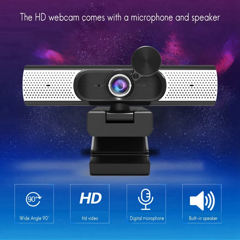 

1080P Webcam USB HD Live Broadcast Computer Camera Night Vision Function