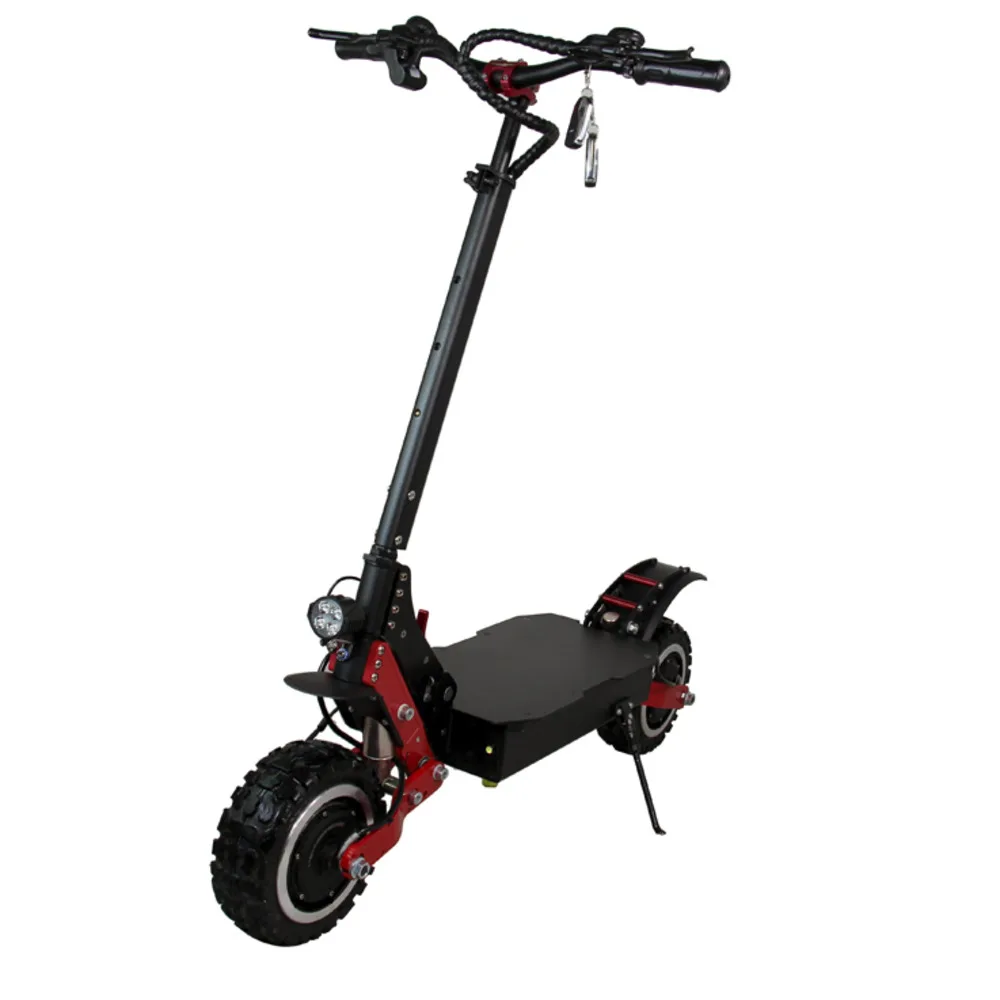 11 дюймов внедорожных двигателя Мощность 4000w Kick e скутер с большими колесами для