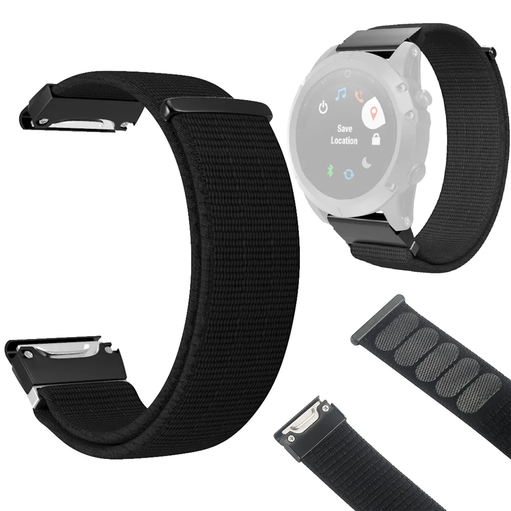 Нейлоновые Ремешки для наручных часов Garmin Fenix 5/5 Plus/Instinct/Forerunner 935, сменная нейлоновая Спортивная петля для наручных часов