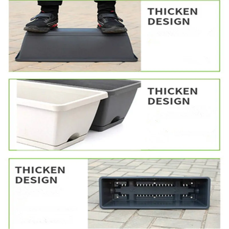 Новый горшок для растений ленивый пластиковый цветочный выращивания овощей на