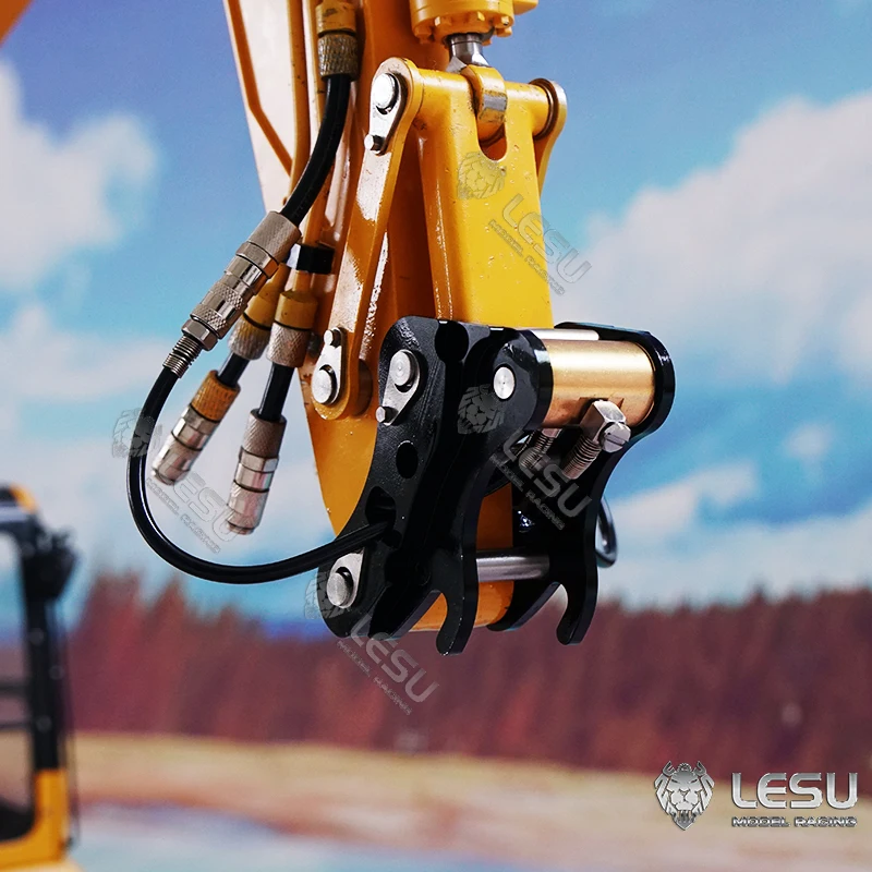 Металлический захват LESU фиксированное Крепление для 1/14 RC Komatsu AC360 гидравлический