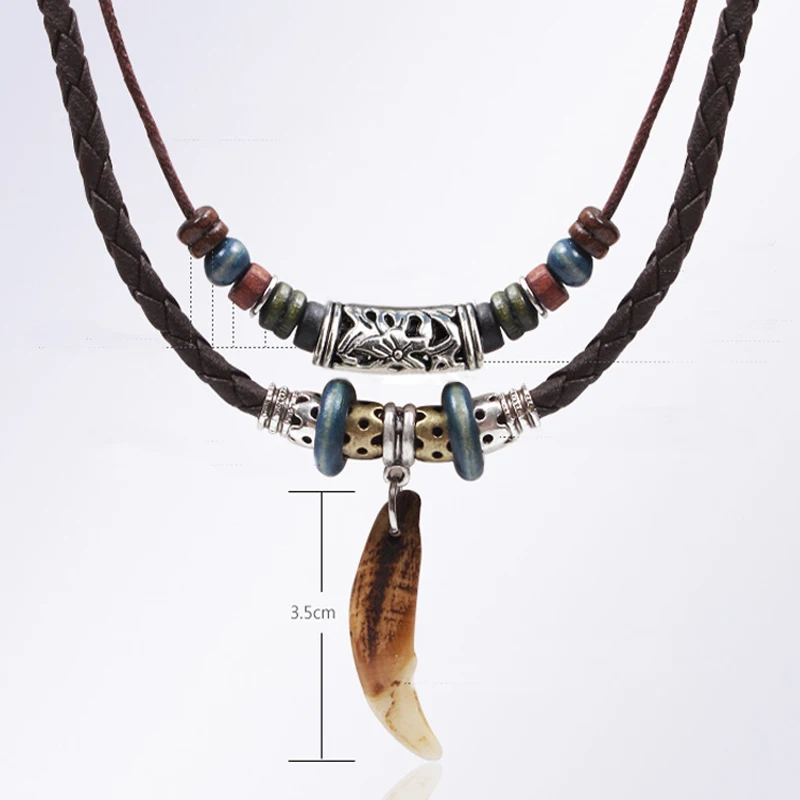 Лидер продаж мужские и женские ювелирные изделия ожерелье цвета слоновой кости с