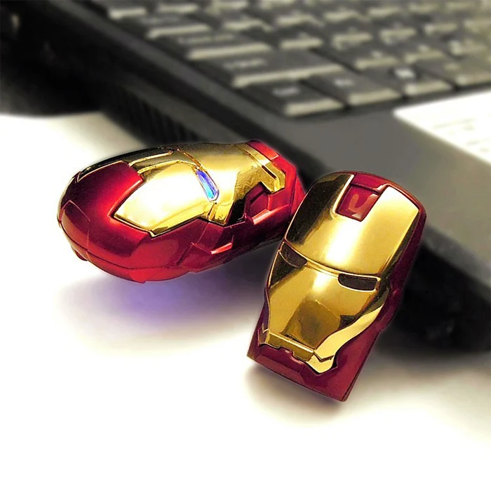 USB флеш-накопитель с прикольным Железным человеком модель 2 0 64 ГБ 32 16 8 4 Гб карта