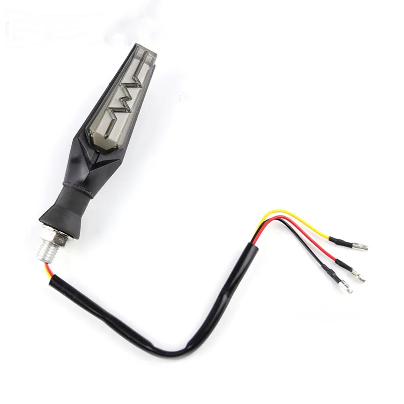 2 шт. модифицированный световой сигнал мотоцикла ЭКГ-Тип течет светодиодный