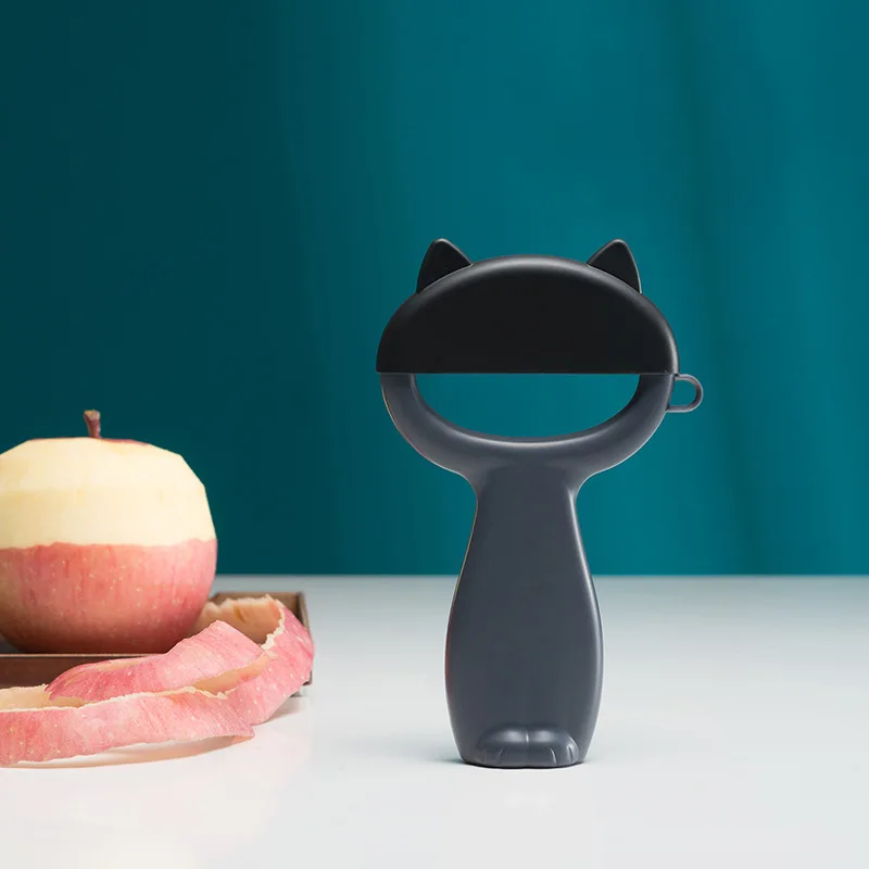 Мультфильм кошка Овощечистка фрукты очищенная Дыня овощи и строгальный