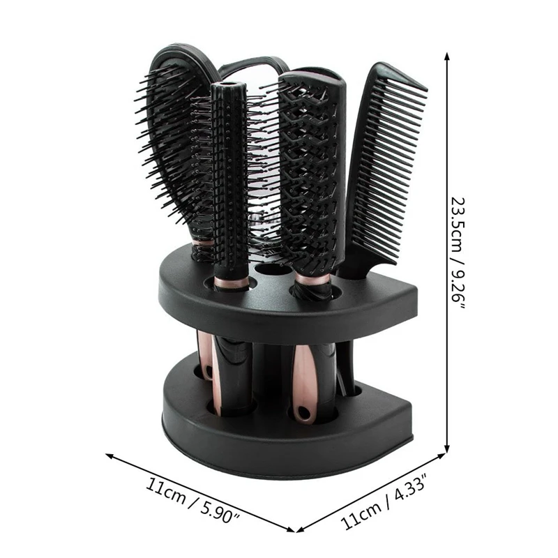 5 шт щетки и гребни для волос набор женщин дамы Уход за волосами Массажная щетка с