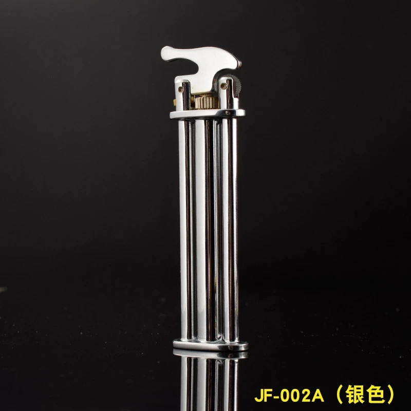 Необычная винтажная ретро-зажигалка JiFeng с тремя трехзубьями из чистой латуни