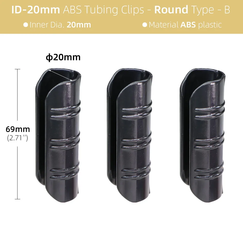 

Пластиковые зажимы для труб 19/20/22/25/28 мм