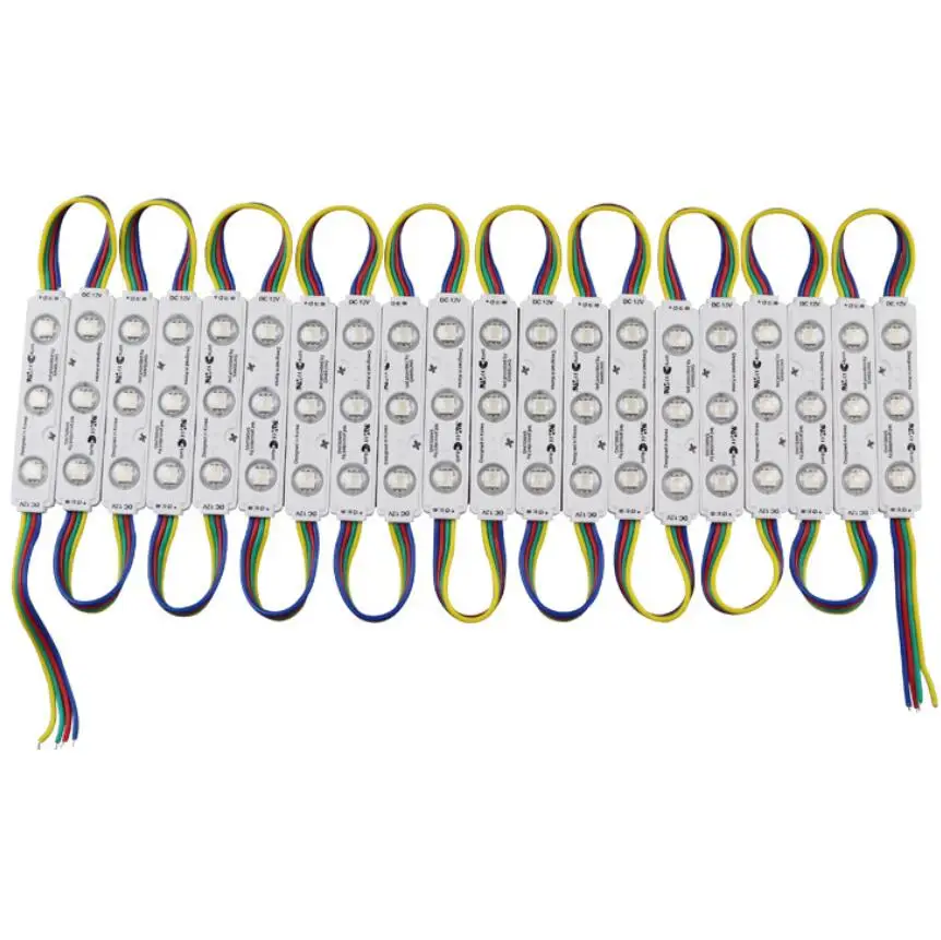 RGB фотомодуль инъекционный объектив 5050 супер яркая рекламная фотовспышка