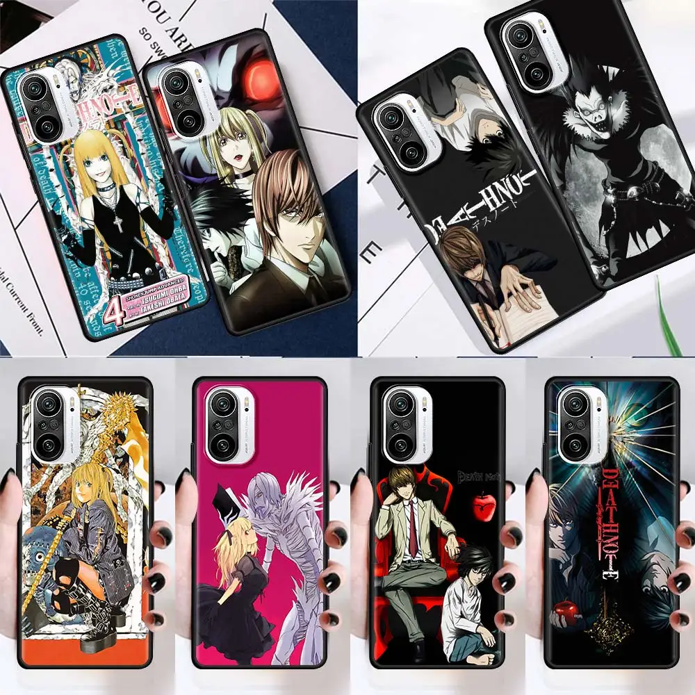 

Phone Capas for Xiaomi Redmi Note 9S 9 8 7 8T 10 9C 9A 7A 6A 8A 6 K40 Pro Soft Silicone Case Cover Rem And Misa Death Note Anime