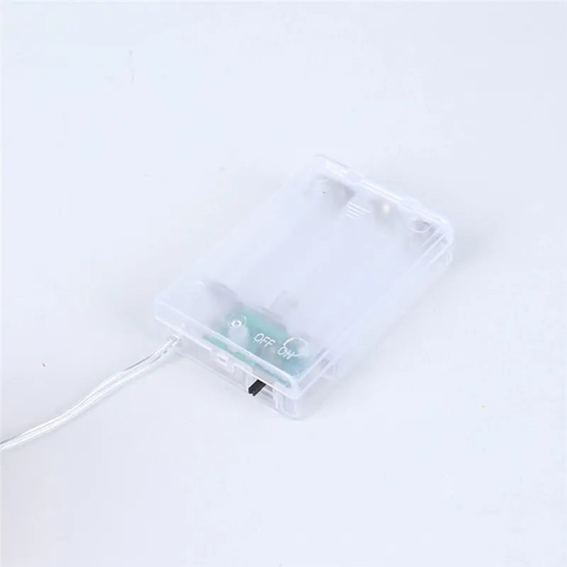 20 светодиодов 2 м светодиодные гирлянды с розовым цветком на батарейках для