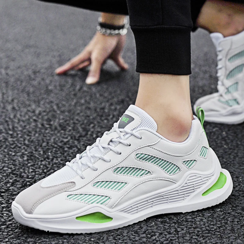 Men's casual shoes brand fashion sports high quality outdoor non-slip men's soft bottom white Zapatos | Обувь