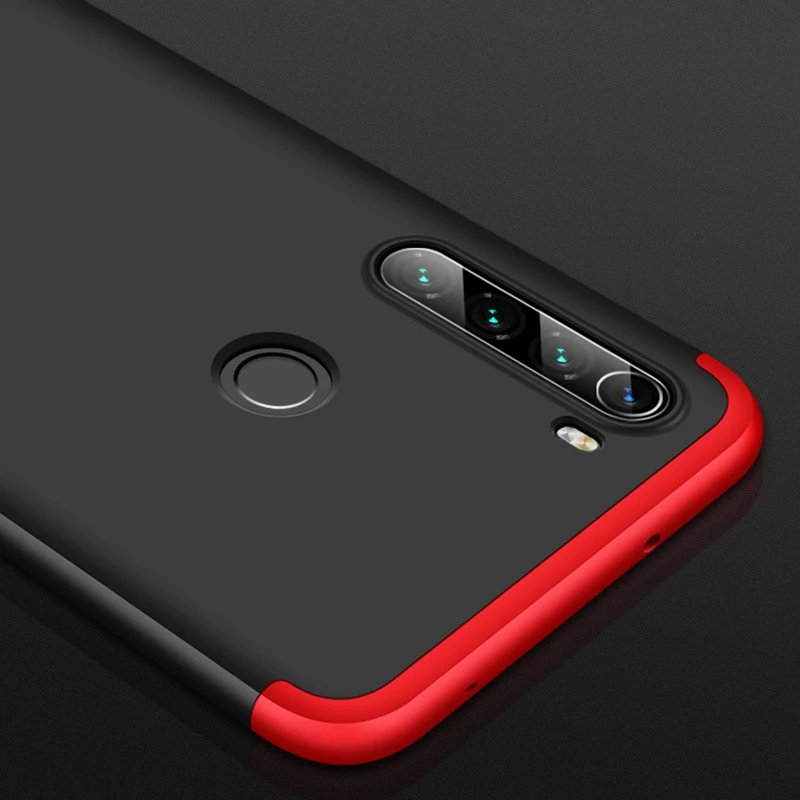 Для Xiaomi Redmi Note 8T 360 градусов Полная Противоударная жесткая задняя крышка 3 в 1 для