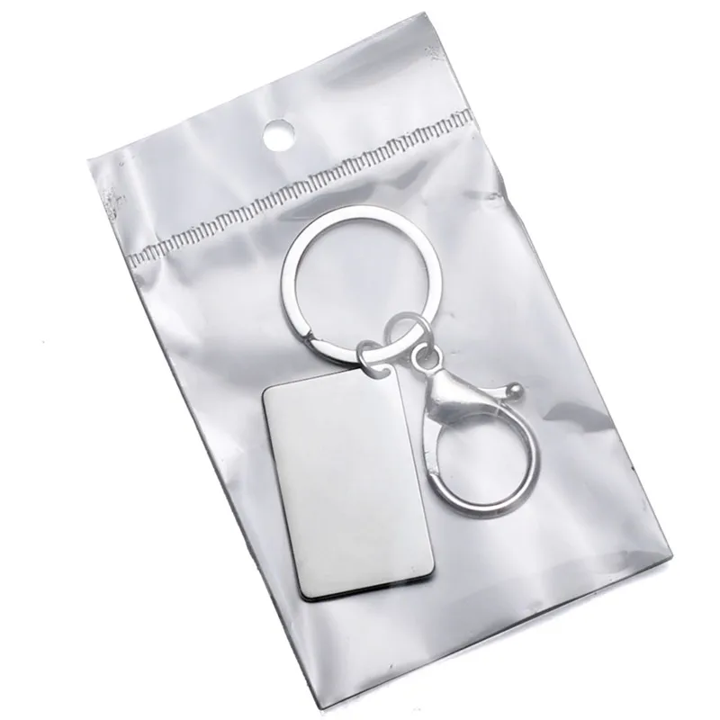

Customized Engraved Square Keychain Stainless Steel Anti-lost Keyring Name Date Coordinate Hand Stamped Personalized Jewelry