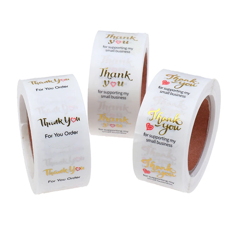 

Наклейки декоративные для скрапбукинга, 500 шт./рулон, наклейка «спасибо»