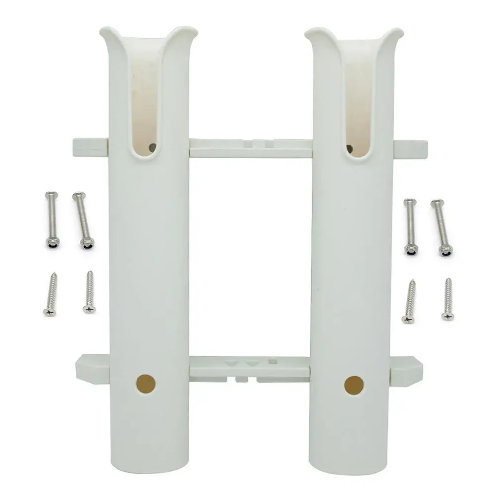

Vertical 3-Link Fishing Rod Storage Holder Tube Mount Bracket Rack Single Piece 3 Rack Rod Holder