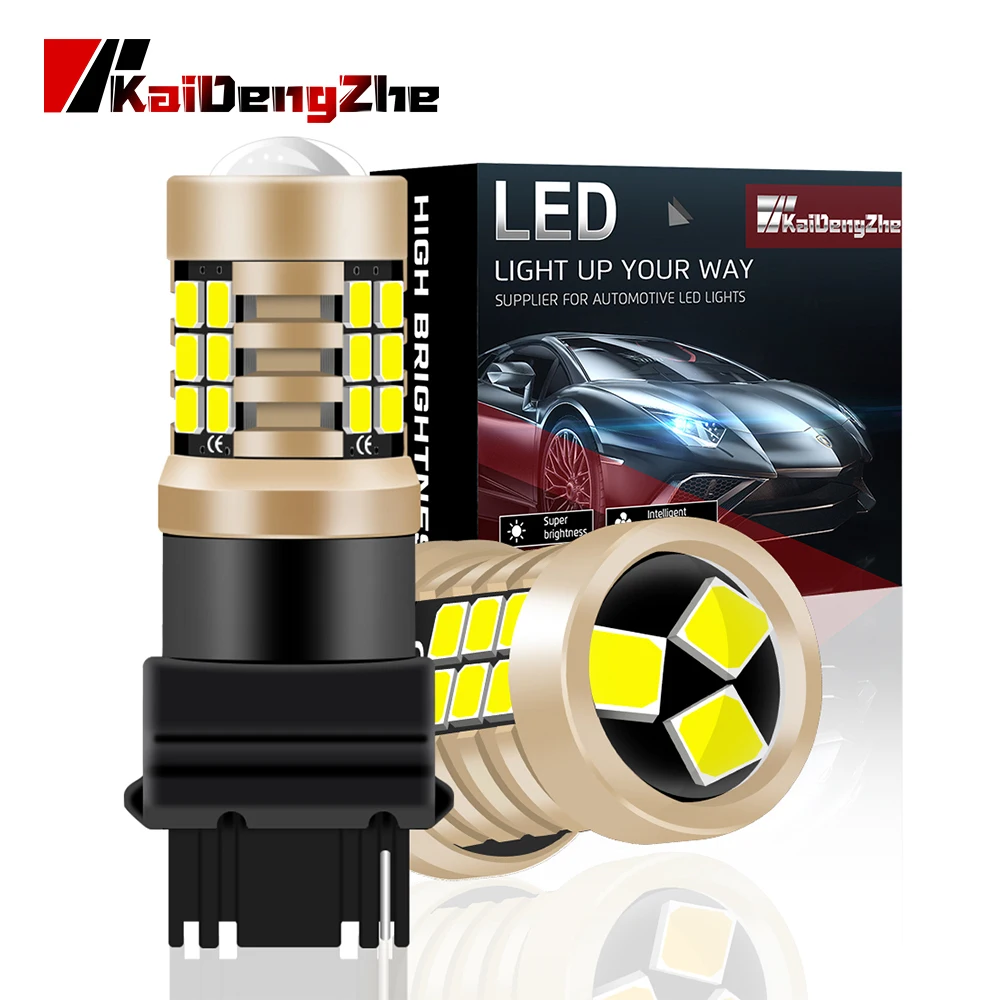 

2PCS T25 3156 P27W 3030 21SMD LED Canbus Error Free 12V-16V For Car Brake Light Reverse Lamp Rear Fog Lamp White DRL